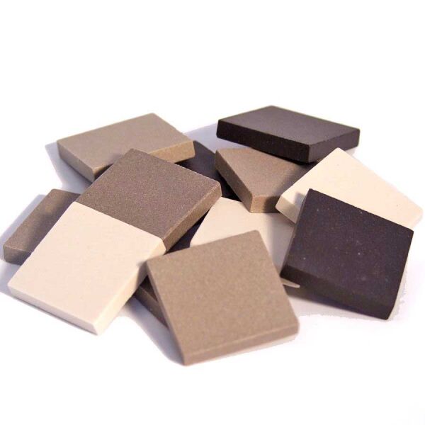 CeratonÂ® ceramic mosaic stones grey mix - 3,5kg approx. 1000 pcs.