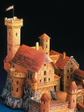 Schreiber-Bogen, castillo romántico medieval de caballeros, fabricación de modelos de cartón