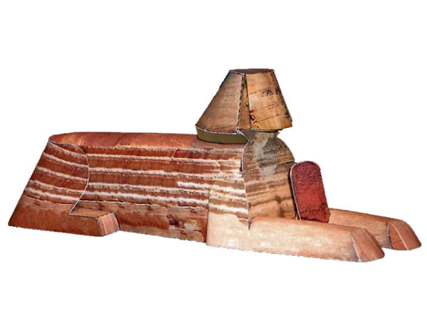 Craft template Sphinx from Egypt