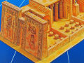 Egypt Edfu temple - Cut ou craft ancient buildings