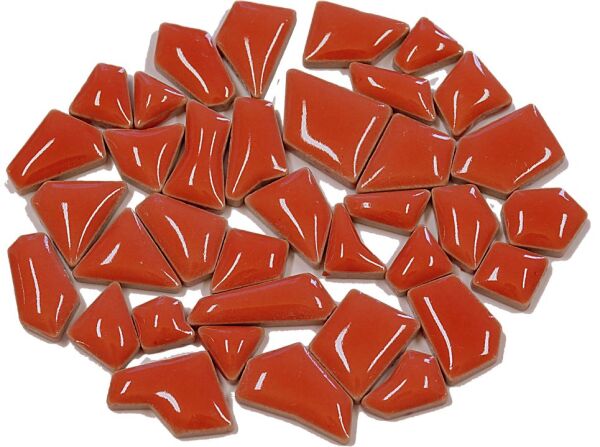 Flip mosaic tiles ceramic MINI cherry red