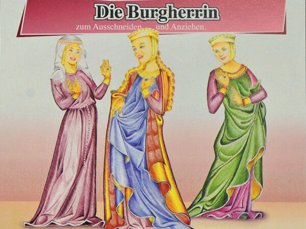 Handicraft sheet The Burgherrin - Medieval handicraft models
