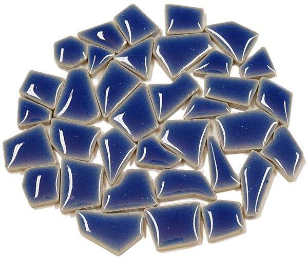 Voltear mosaicos de cerámica MINI azul cobalto