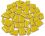 Flip Mosaïque carreaux céramiques MINI jaune maïs; 500g