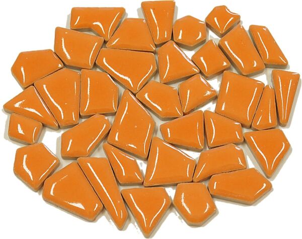 Flip Mosaiksteine Keramik MINI sanddorn; 500g