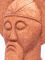 Estatua del príncipe celta del busto de Glauberg