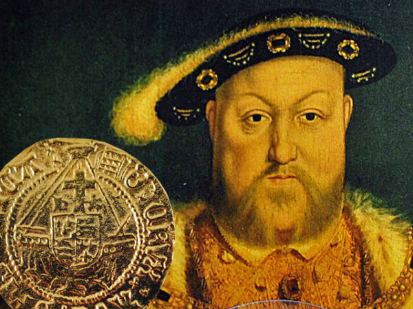 Heinrich VIII Groschen - Mittelalter Münzkopie