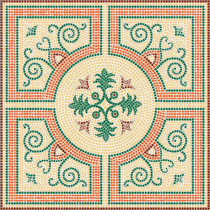 Plantilla de mosaico Agra-80 80x80cm