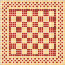 Mosaic templates chess-40 40x40cm