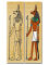 Bookmark design Egypt God Anubis real papyrus