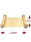 Scroll 120x20cm papyrus scroll blank two wooden sticks