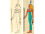 Lesezeichen gestalten Ägypten Göttin Maat echter Papyrus