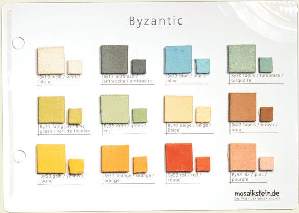Mosaic pattern board Byzantic