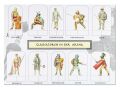 Bastel-Postkarte Gladiatoren