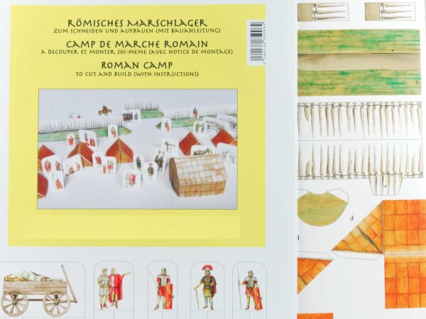 Handicraft sheet Roman marching camp