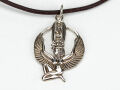 Egyptian jewelry Isis amulet 925 silver