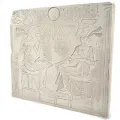 Relief de lÉgypte Akhenaton avec Néfertiti Amarna