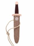 Daga Baldur Hijo de Odín, 35 cm, set con vaina de daga y cordón de cinturón