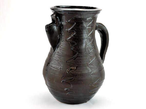 Jarra vikinga con diseño en zigzag negro - 2 litros