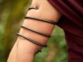 Upper arm bracelet spiral iron