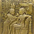 Relieve Egipto Tutankamón y Achnesenamun