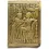 Relief Ägypten Tutanchamun und Achnesenamun - Hathor-Szene Kleiner Goldener Schrein -aaac Wandbild 29x20cm