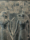 Relief Ägypten Anubis Isis