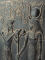 Relieve de Egipto Anubis e Isis - El faraón Horemheb - Valle de los Reyes (KV57) - Pintura mural, 26 x 22 cm