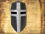 Casco Aragón el Gobernante negro/plata, 29x28cm, casco medieval remachado