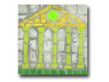 Conjunto de 3 mosaicos, pintura de mosaicos del templo de Roma, patrón de pintura