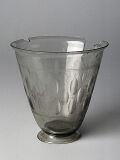 Roman glasses wine glass with stand ring