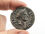 Fridge magnet Caesar coin patinated