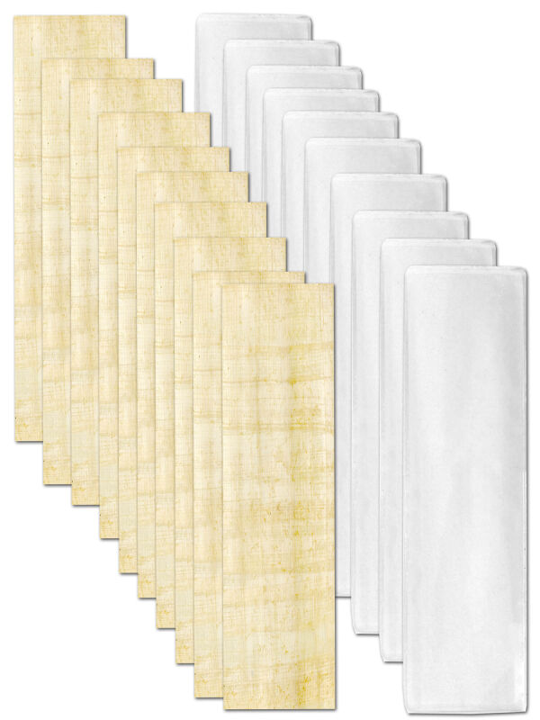 Marcapáginas de papiro de fabricación propia 10 piezas...