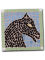 Mosaico pintura patrón caballo 14x14cm - 2 piezas