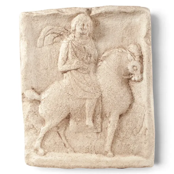 Relief Epona II römisch gallische Göttin der Pferde, antike römische Wanddeko
