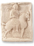 Relief Epona II Roman Gallic goddess of horses, ancient...
