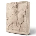 Relief Epona II römisch gallische Göttin der Pferde, antike römische Wanddeko