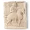 Relief Epona II römisch gallische Göttin der Pferde, antike römische Wanddeko