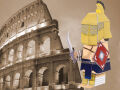 Cardboard model making Romans Gladiator Thracians Vulcanus, Historicals