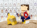 Cardboard model making Romans Gladiator Thracians Vulcanus, Historicals