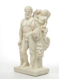 Statue Herkules - Herakles, 30cm, römisch griechische Skulptur