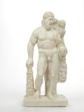 Estatua de Hércules - Heracles, bronce, 30cm, escultura griega romana