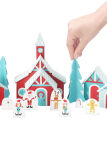 Christmas village craft sheet