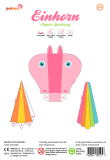 Unicorn pink craft bow
