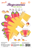 Dinosaurier Stegosaurus Groß Papier Spielzeug, DIY...