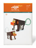 Tiere aus Afrika Affe Groß Papier Spielzeug, DIY Bastelbogen für Papiermodelle, Kartonmodellbau, Papercraft | 100% Recyclingpapier