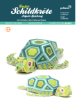 Meerestiere Schildkröte Groß Papier Spielzeug,...