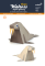 Polartiere Walross groß, DIY Bastelbogen für Papiermodelle, Kartonmodellbau, Papercraft | 100% Recyclingpapier