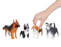 Hunde  , DIY Bastelbogen für Papiermodelle, Kartonmodellbau