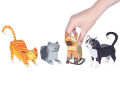 Katzen  , DIY Bastelbogen für Papiermodelle,...